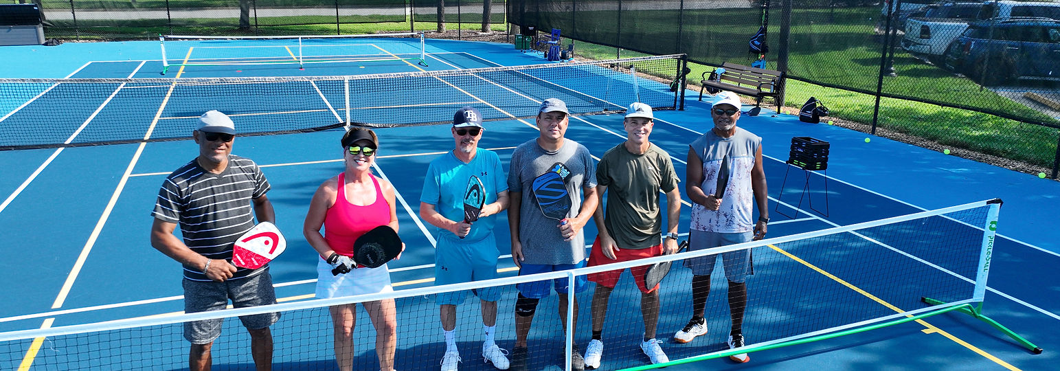 Pickleball court